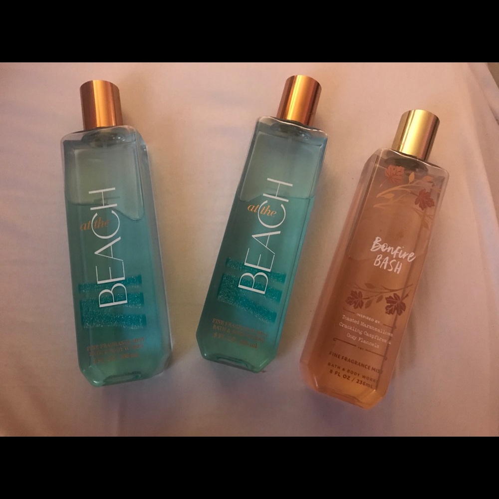 2 at the beach body sprays, bonfire bash